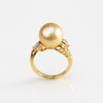 Golden Lumière Pearl Ring - Image 2